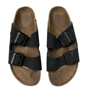 Birkenstock Black Arizona Footbed Sandals SIZE 38 = USA SIZE 7 – SIZE 7.5